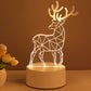 3D Acrylic LED Lamp – USB Night Light for Room Decor & Valentine's Gifts