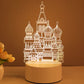 3D Acrylic LED Lamp – USB Night Light for Room Decor & Valentine's Gifts