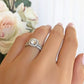 Couple Rings Wedding Engagement Rings Fashion Ladies Inlaid Diamond Rings