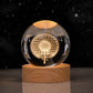 Luminous Starry Sky & Moon Crystal Ball – Projection Night Lamp & Creative Gift