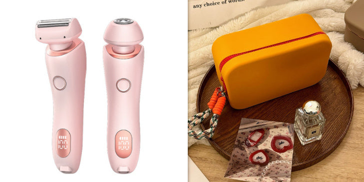 2-in-1 USB Rechargeable Epilator & Trimmer – Body, Face, and Bikini Shaver