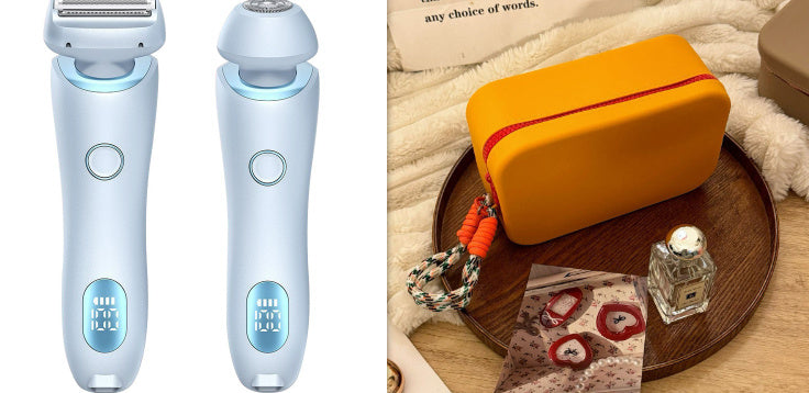 2-in-1 USB Rechargeable Epilator & Trimmer – Body, Face, and Bikini Shaver