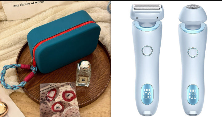 2-in-1 USB Rechargeable Epilator & Trimmer – Body, Face, and Bikini Shaver