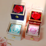 Rotating Rose Soap Gift Box – Jewelry Packaging for Valentine's Day