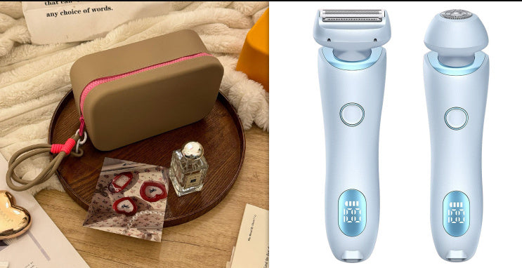 2-in-1 USB Rechargeable Epilator & Trimmer – Body, Face, and Bikini Shaver