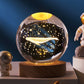 Luminous Starry Sky & Moon Crystal Ball – Projection Night Lamp & Creative Gift