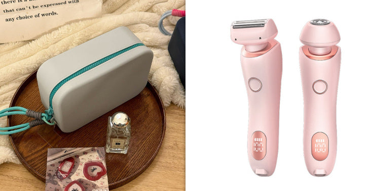 2-in-1 USB Rechargeable Epilator & Trimmer – Body, Face, and Bikini Shaver