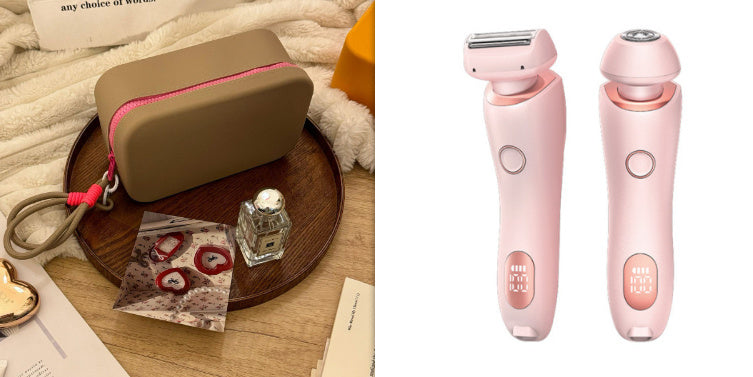 2-in-1 USB Rechargeable Epilator & Trimmer – Body, Face, and Bikini Shaver