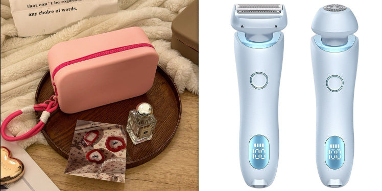 2-in-1 USB Rechargeable Epilator & Trimmer – Body, Face, and Bikini Shaver