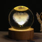 Luminous Starry Sky & Moon Crystal Ball – Projection Night Lamp & Creative Gift