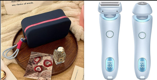 2-in-1 USB Rechargeable Epilator & Trimmer – Body, Face, and Bikini Shaver