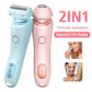 2-in-1 USB Rechargeable Epilator & Trimmer – Body, Face, and Bikini Shaver