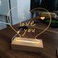 Creative LED Message Board – USB Night Light with Pen for Decoration & Gifts