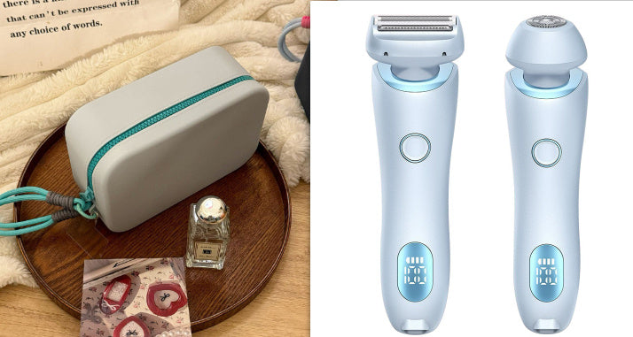 2-in-1 USB Rechargeable Epilator & Trimmer – Body, Face, and Bikini Shaver