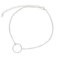 Alloy Ring Necklace Necklace