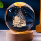 Luminous Starry Sky & Moon Crystal Ball – Projection Night Lamp & Creative Gift